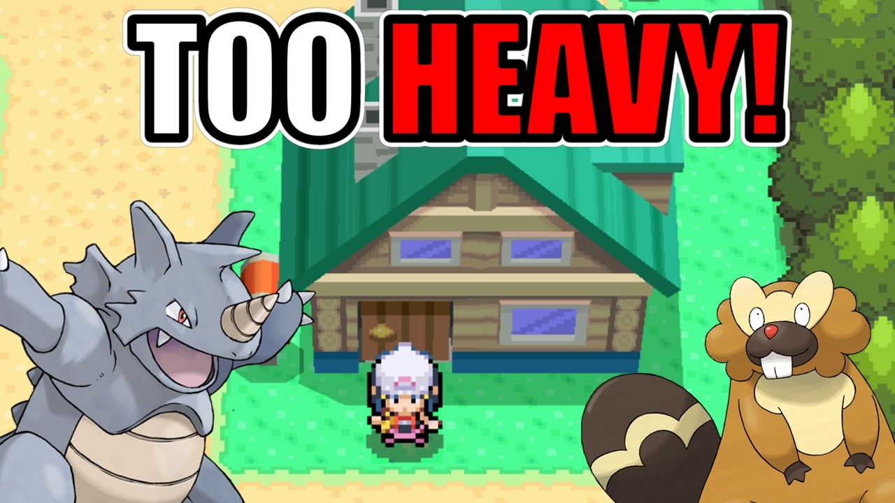 Прохожу Pok&eacute;mon Platinum, но с ограничением по весу!