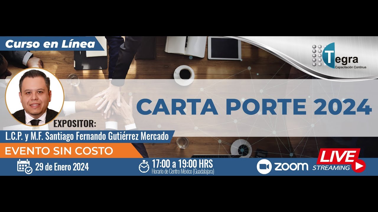 Curso CARTA PORTE 2024