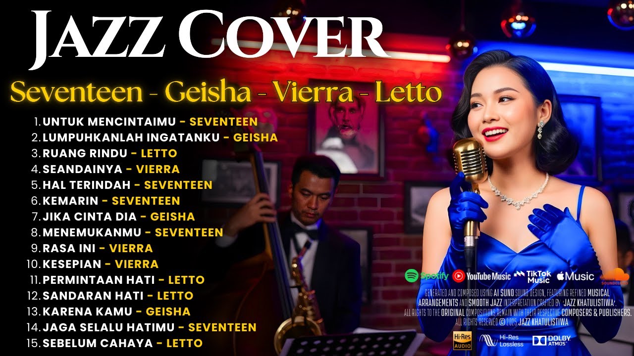 Lagu Santai Buat Kerja - Pop Hits Indonesia | Smooth Jazz Cover by JAZZ KHATULISTIWA