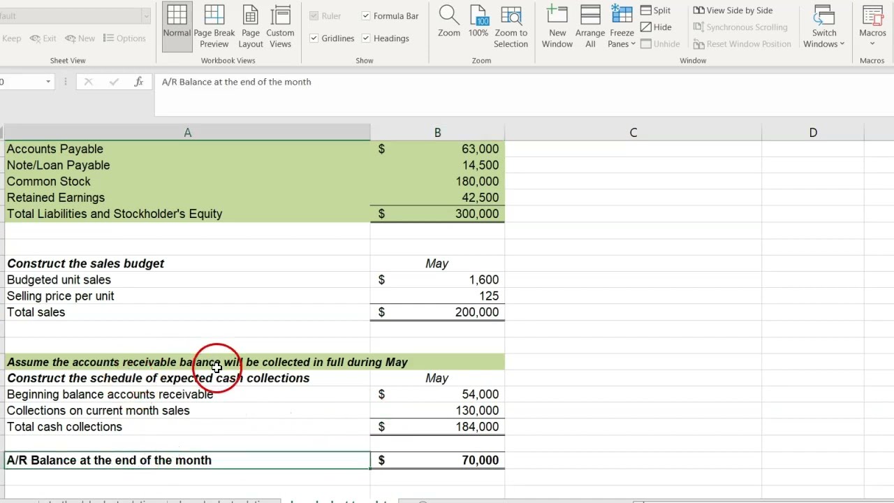 Budgeted Balance Sheet and Final
