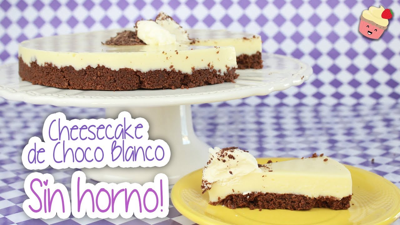 CHEESECAKE DE CHOCOLATE BLANCO ¡SIN HORNO! │ Vainilla Crocante