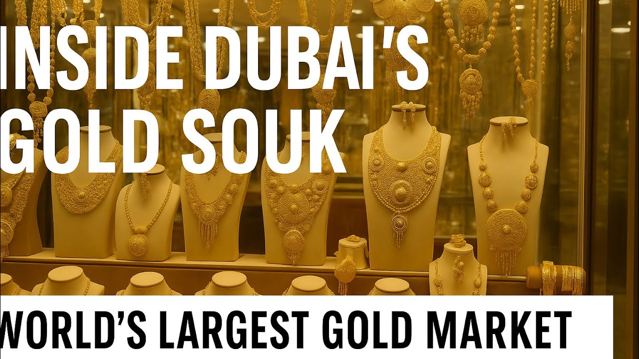 Dubai Gold Souk | World Largest Gold Market | City Of Gold