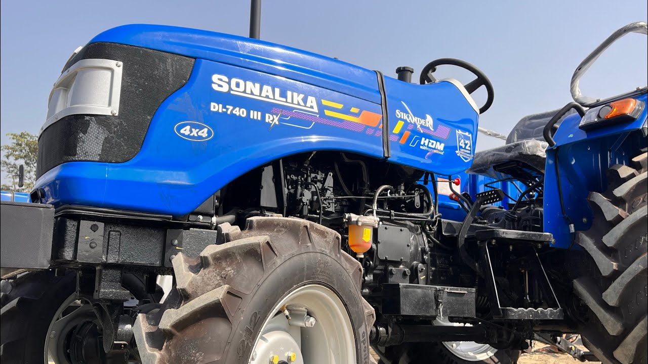 सोनालीका ने लौंच नया 4WD ट्रेक्टर Sonalika Di 740 III RX - 4WD