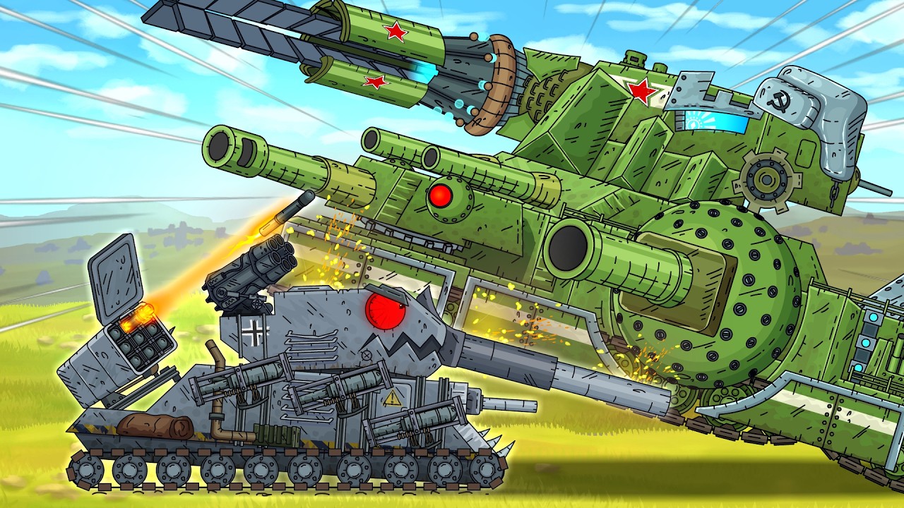 The Leviathan's America – Cartoons about tanks