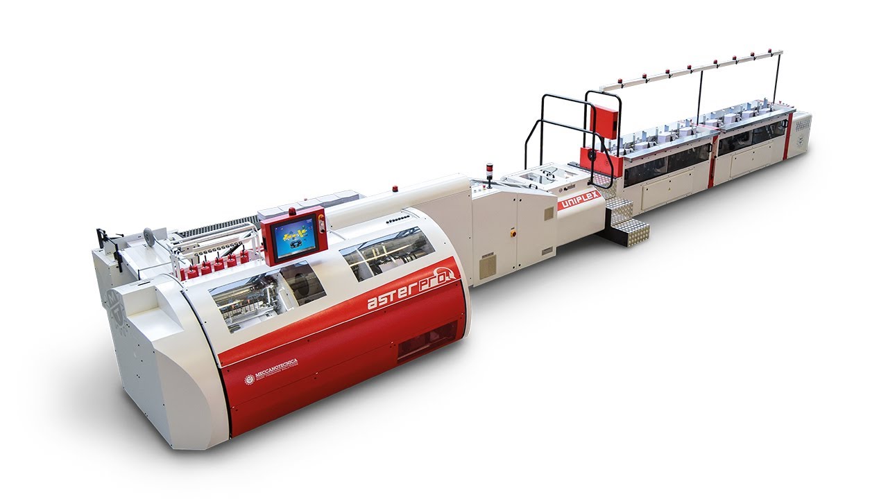 Automatic gathering and sewing line - Uniplex – Meccanotecnica