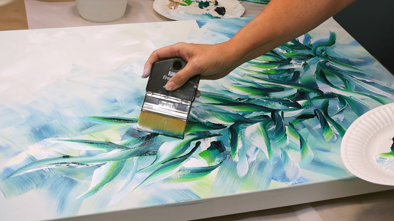 BIG BRUSH Painting Challenge – No Small Brushes Allowed!