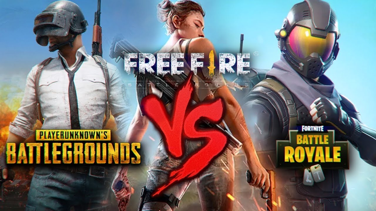 Battlegrounds [PUBG] VS. Free Fire VS. Fortnite [Battle Royale]  | BATALHA DE RAP