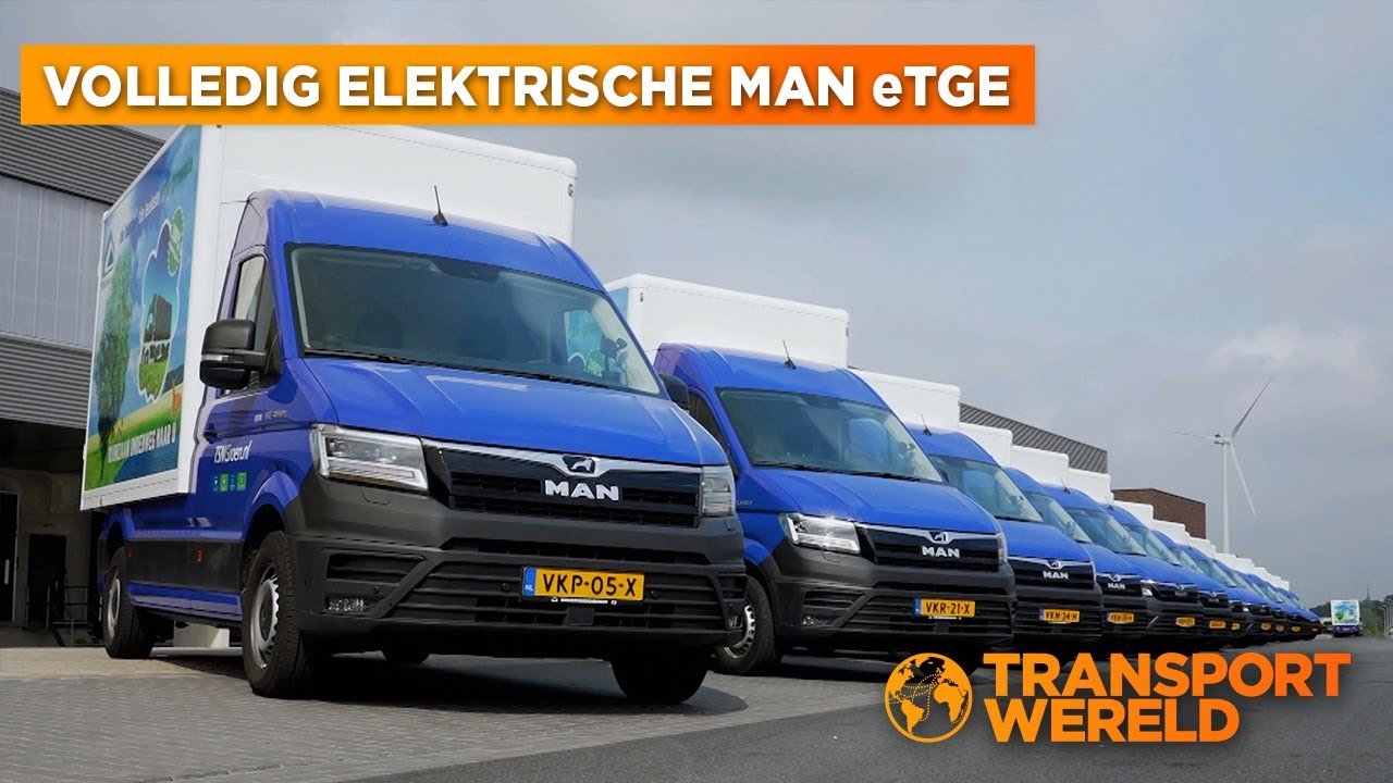 Een vloot volledig elektrische MAN's eTGE | RTL Transportwereld