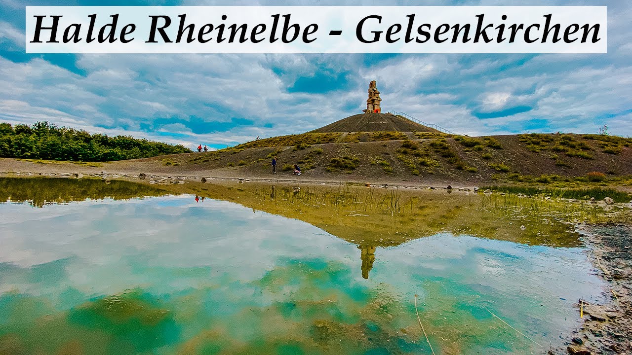 Ruhrpott - Halde Rheinelbe mit Kindern - Gelsenkirchen - NRW - Ruhrgebiet von oben