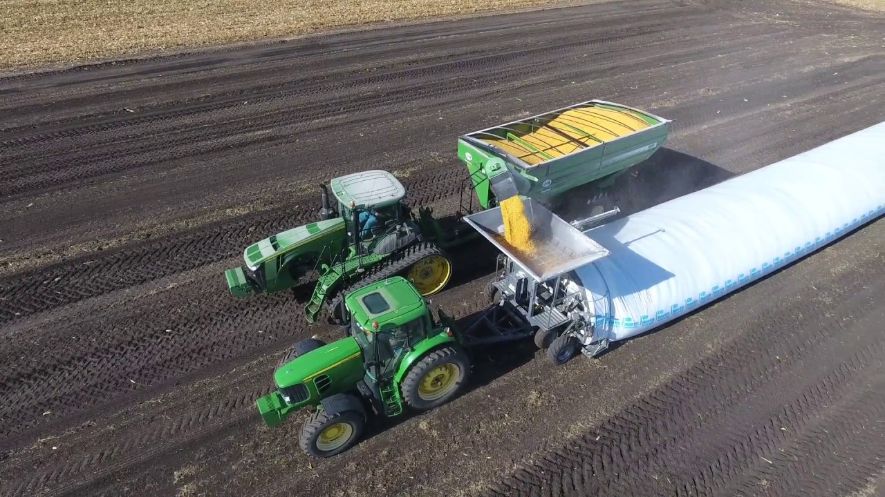 2017 Grain Bagging Drone video
