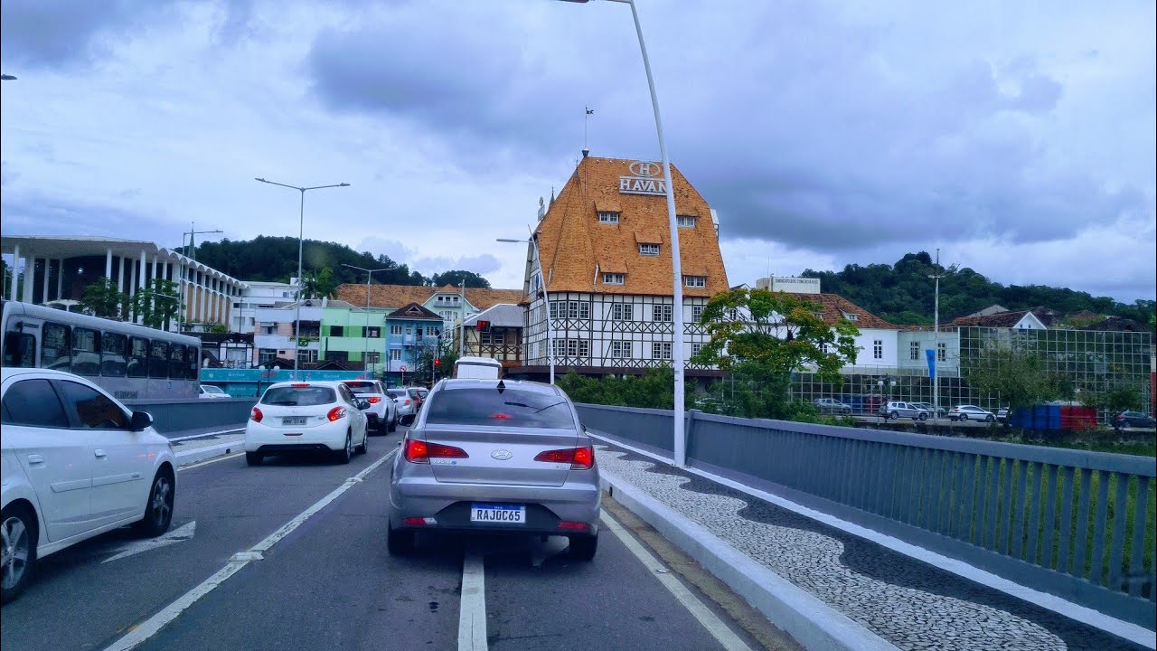 Blumenau SC..do Centro até o Bairro Nova Esperança ...