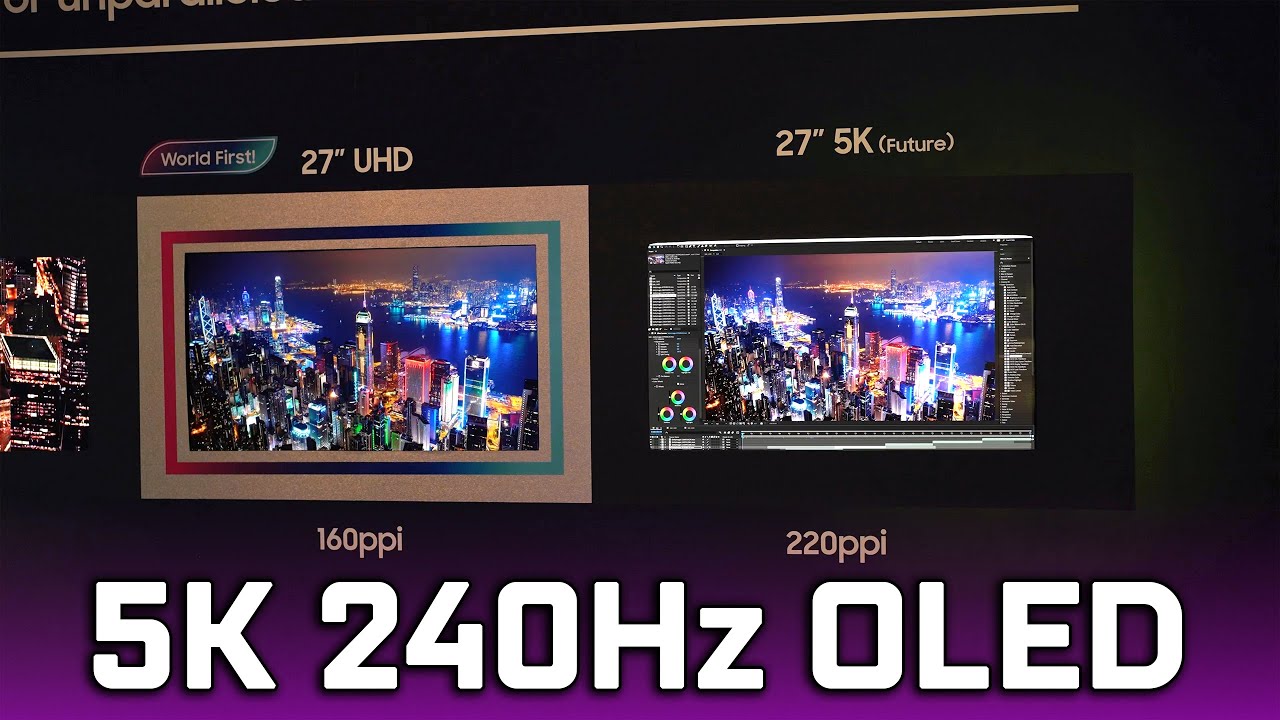 5K QD OLED is Here - Samsung 2025 Monitors