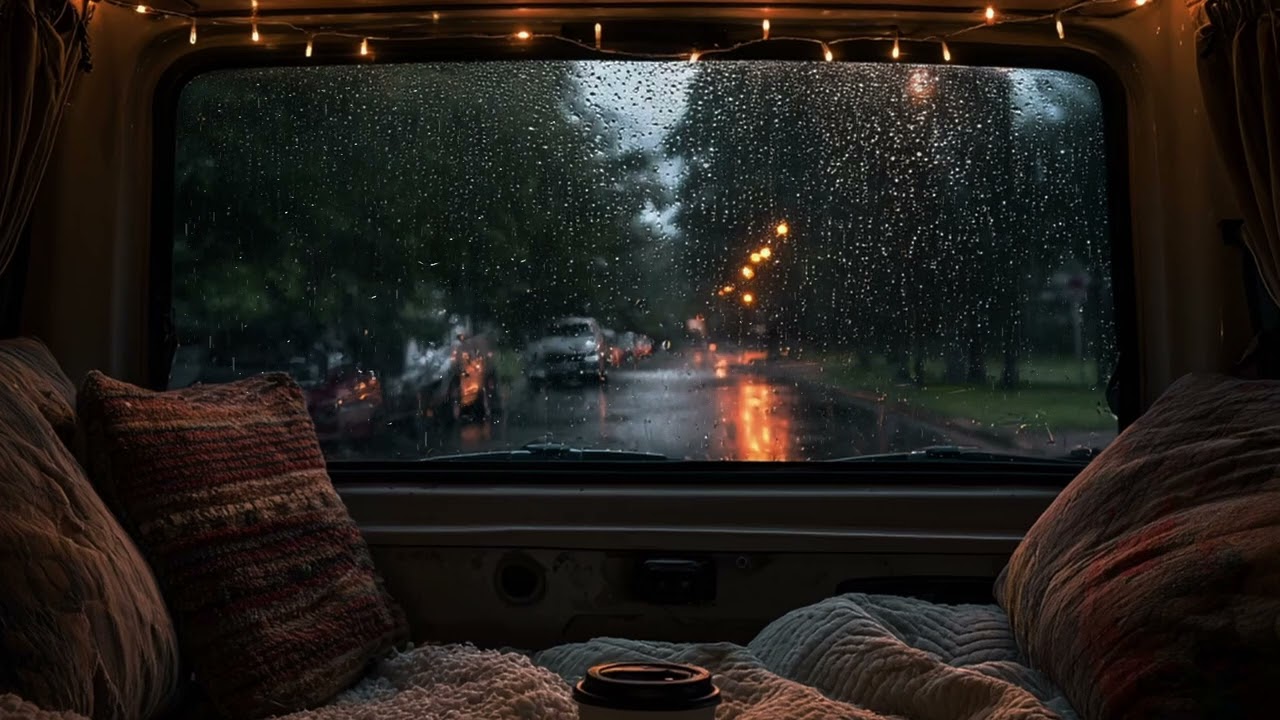 Block Out The World: Heavy Rain on Car Window | Instant Anxiety Relief | No Ads Mid-roll