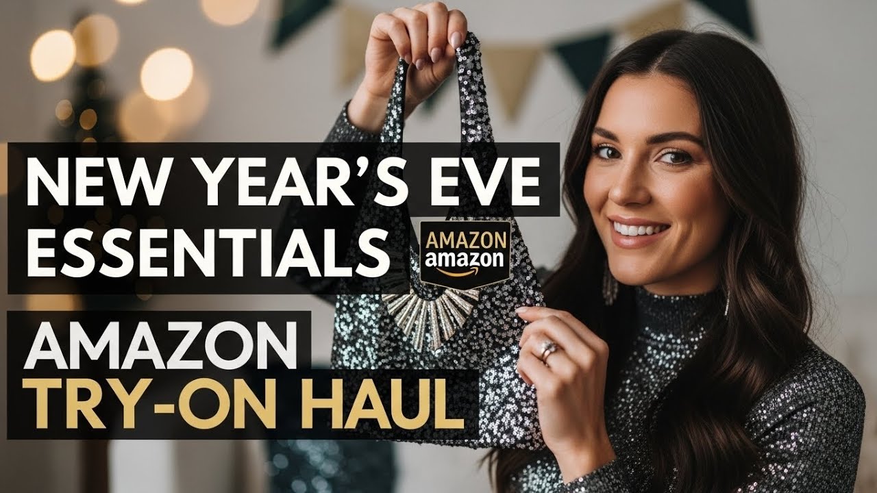 New Year’s Eve Essentials | amazon try on haul
