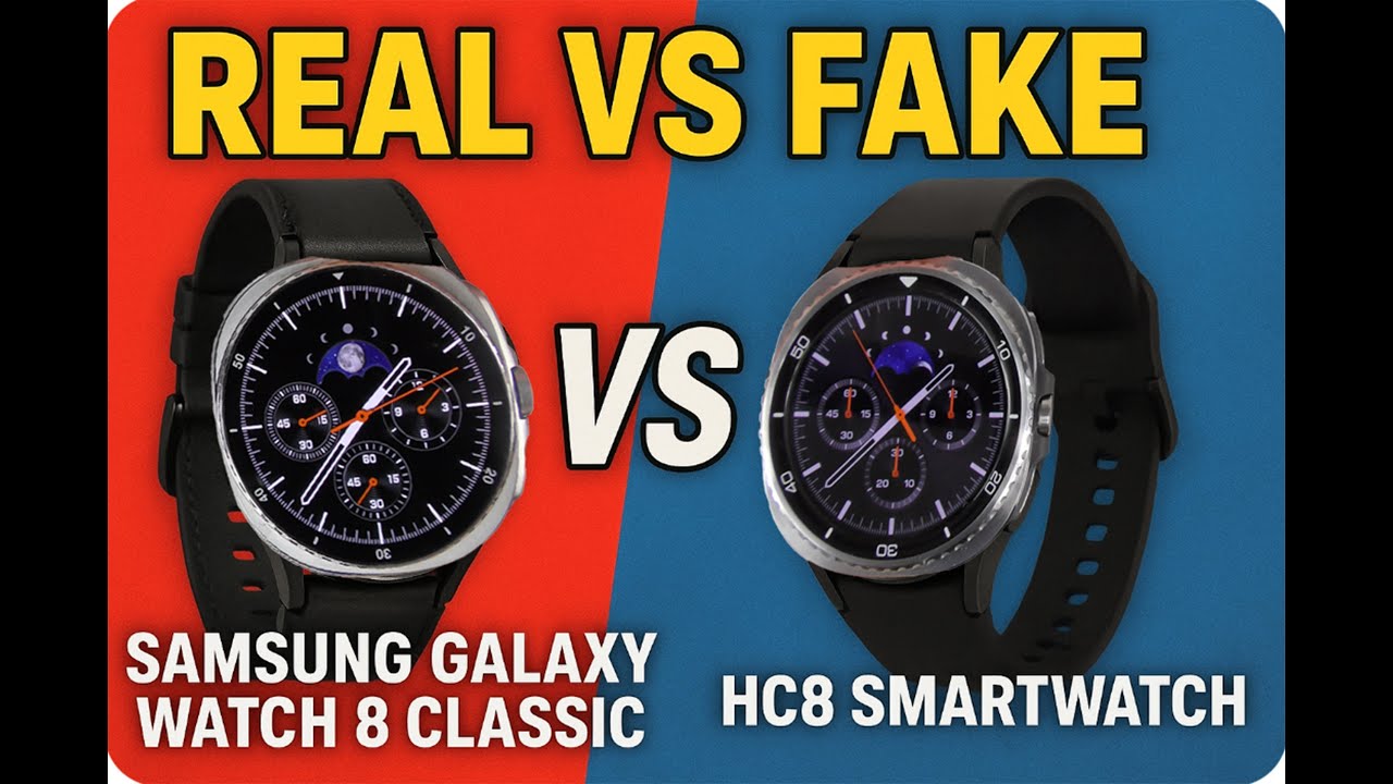 Can The FAKE HC8 Classic Smartwatch Keep Up With The REAL Galaxy Watch8 Classic??