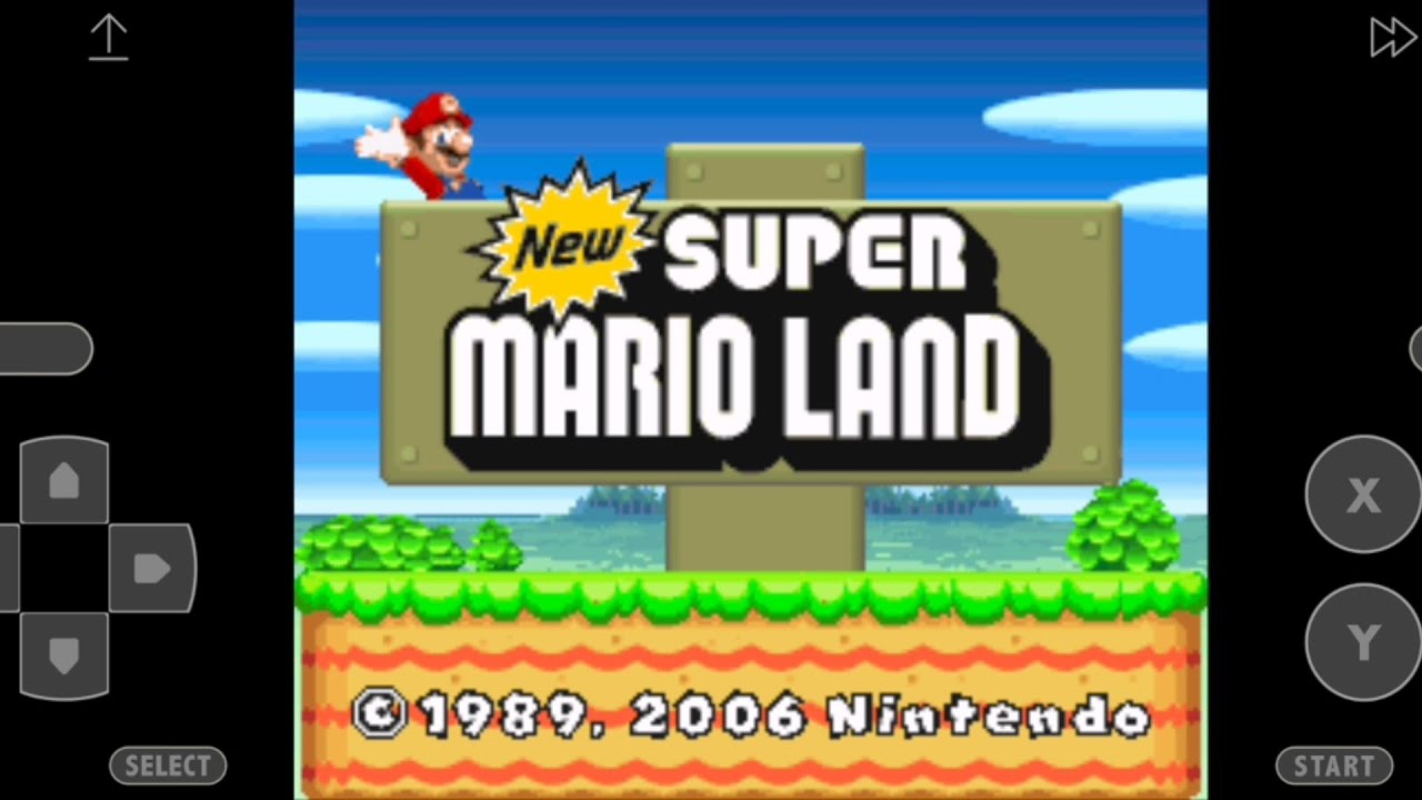 Playing NEW SUPER MARIO LAND