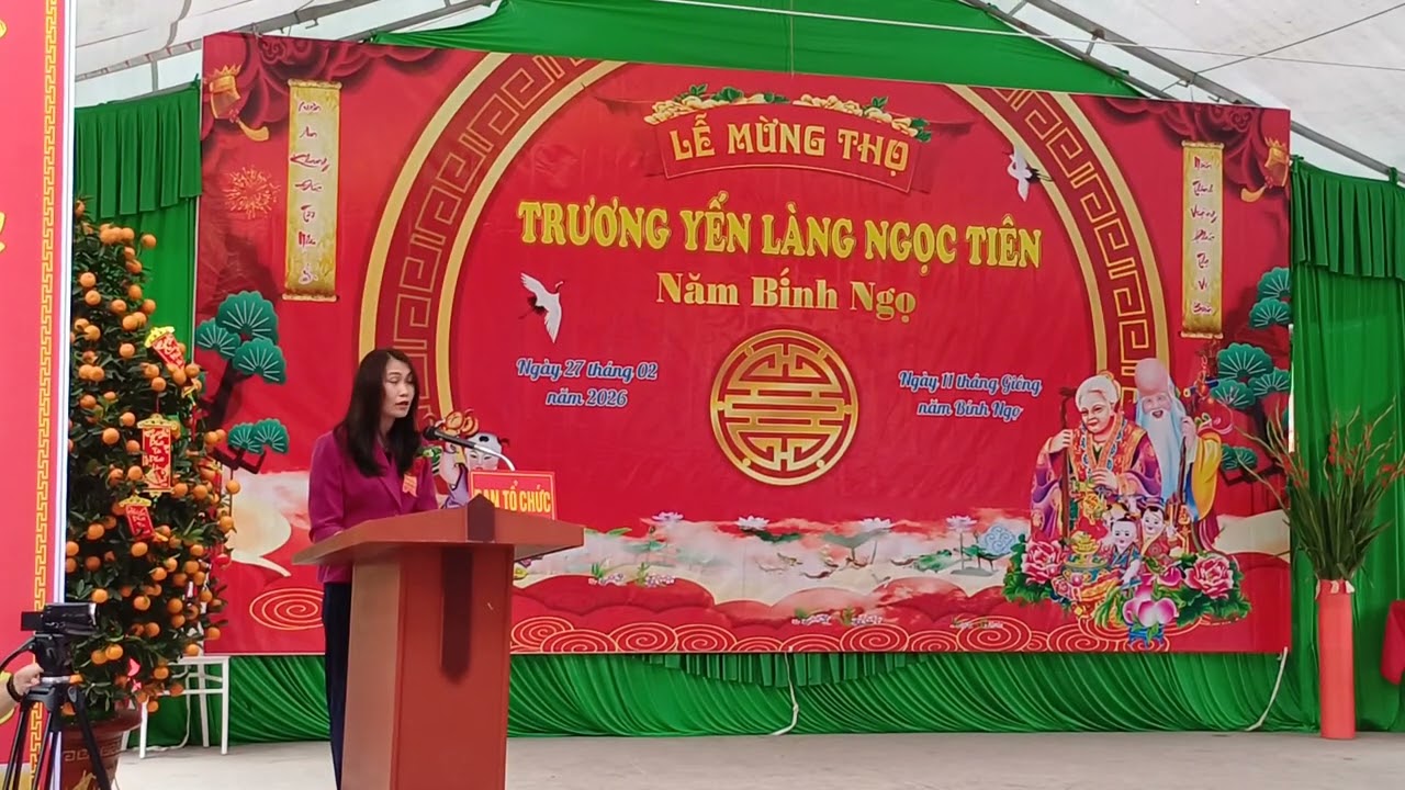 Lê Hồng Vũ ---Bài Chúc thọ của Bí thư Đảng Ủy xã - Lê Thị Tố Nga