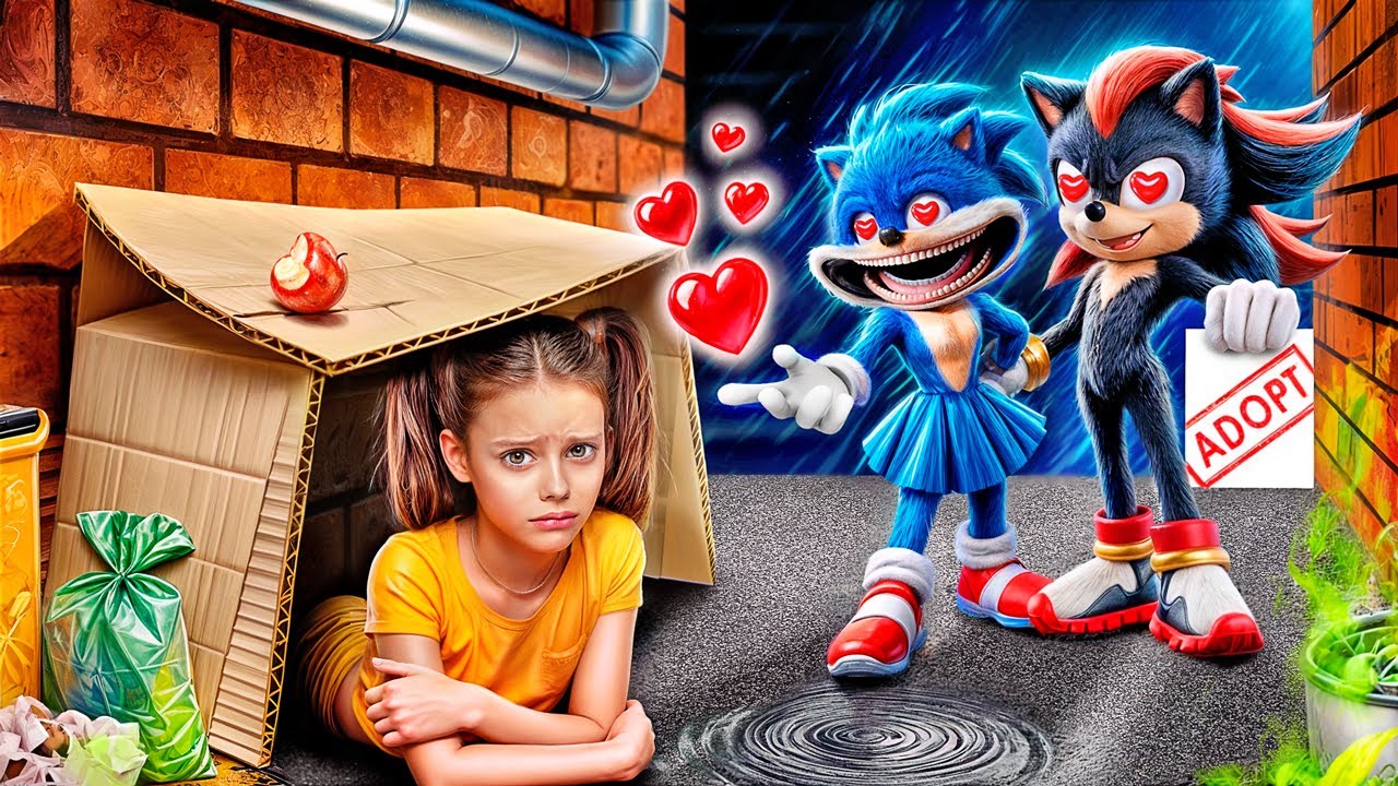 Sono Stato Adottato da SHADOW SONIC! Come Diventare Sonic the Hedgehog?