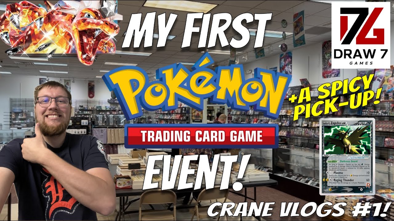 Моё первое участие в турнире Pokémon TCG + пикантная находка! Видеоблоги Crane #1!