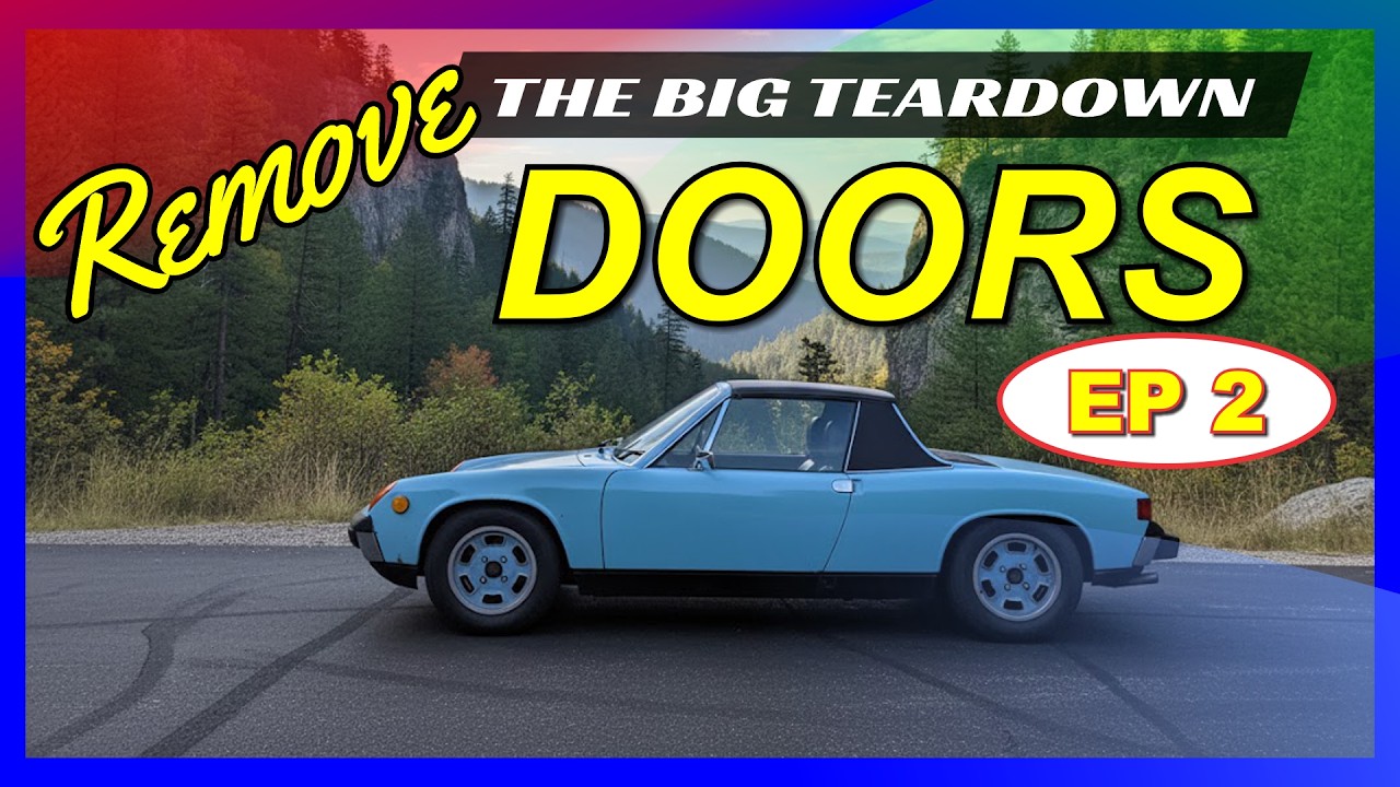 Episode 2: Porsche 914 Door Removal & Teardown. Dealing with Fused Bolts & 50 Plus Years of Rust