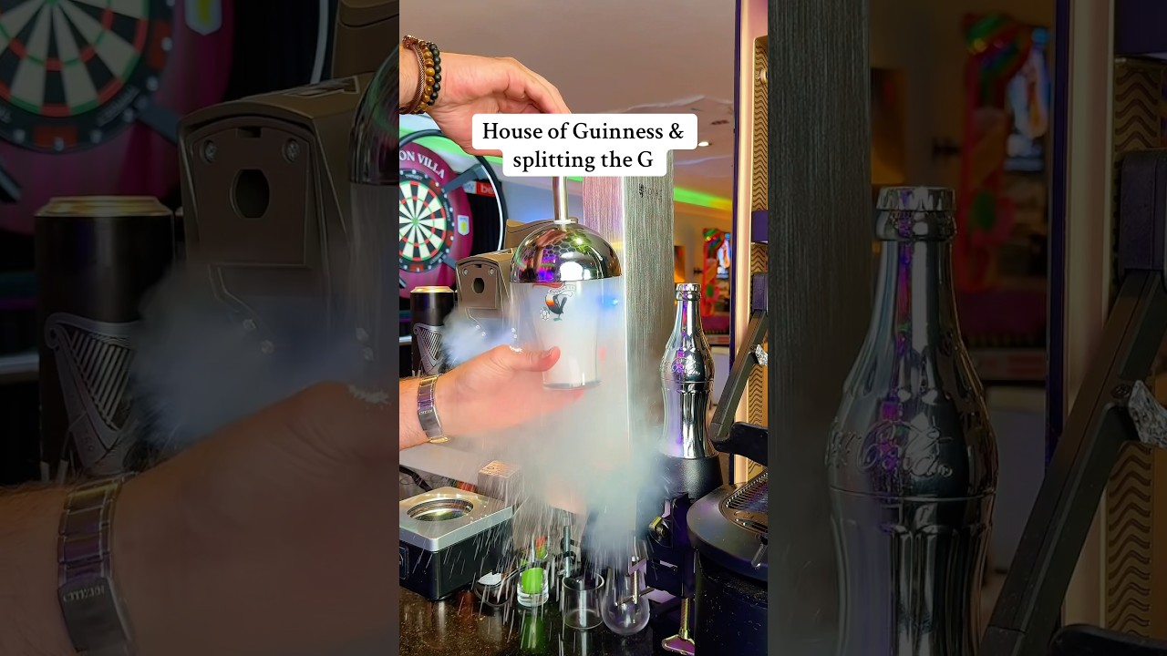House of Guinness и разделение G в ManCave на микроразливном устройстве #houseofguinness