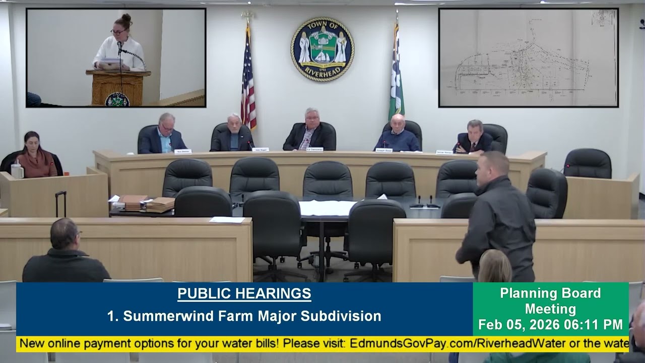 Planning Board Meeting - February 5, 2026