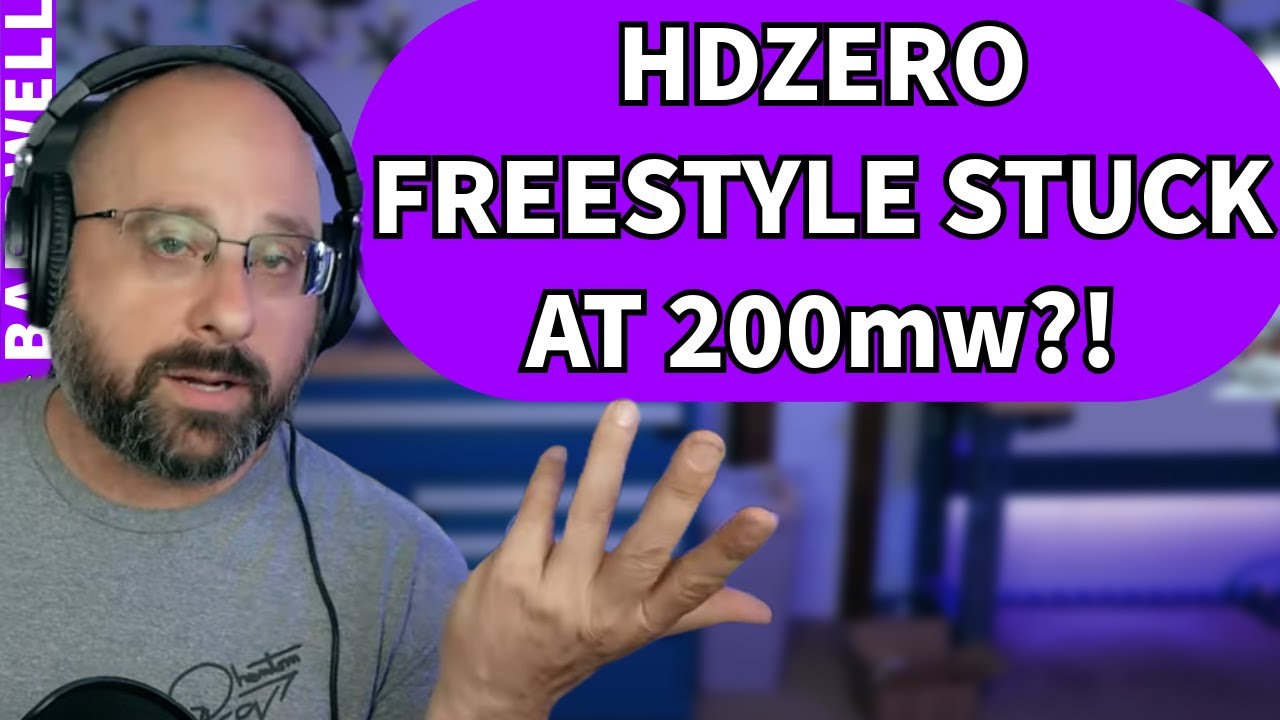 Why Is My HDZero Freestyle Stuck At 200mw? HDzero Stuck At Low Power? Unlock? - FPV Questions