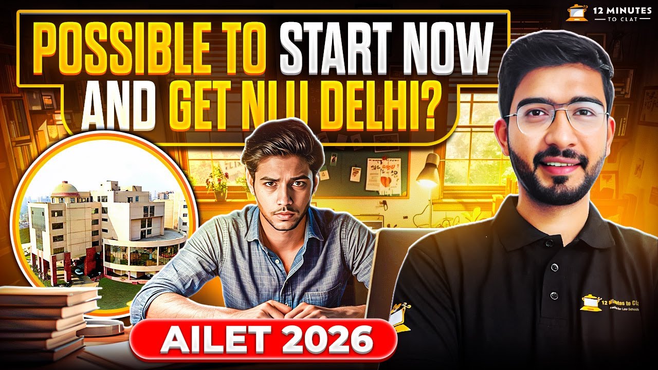 AILET 2026: Is it Possible to Start Now? I Complete Plan with CLAT 2026 I Keshav Malpani
