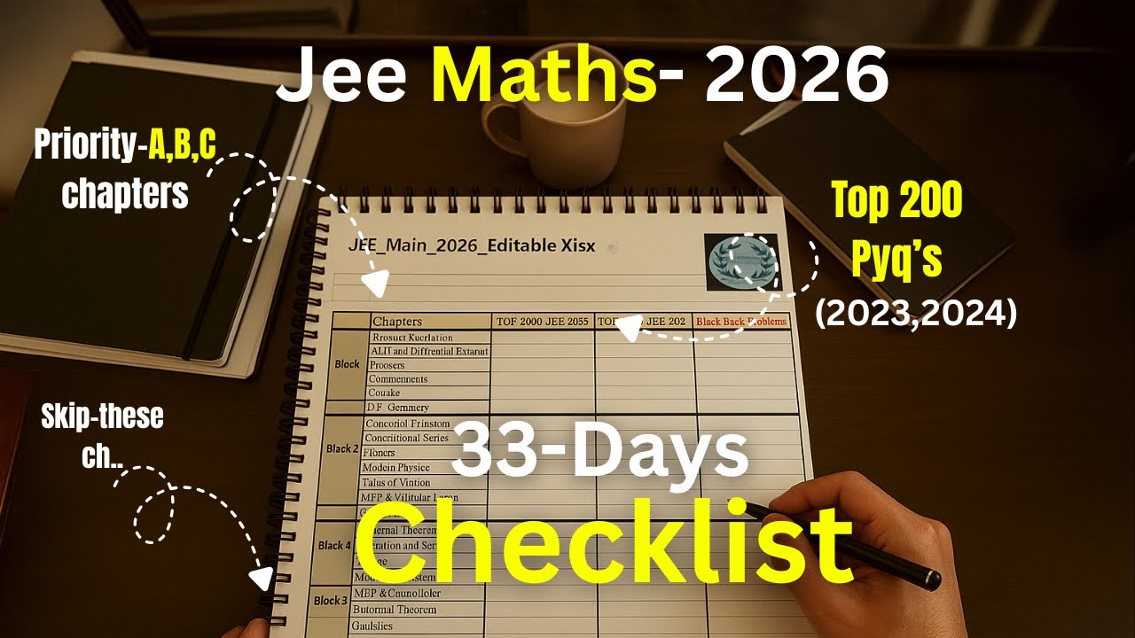 Just follow!!-I Scored 88/100- JEE Maths🔥 !!  Now it's Your Turn !!- My-40 days Planner#jee#eduniti