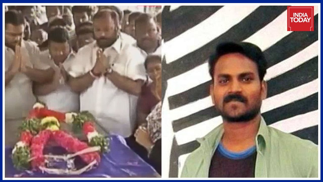 Mortal Remains Of JNU Student, Muthu Krishnan Reaches Salem