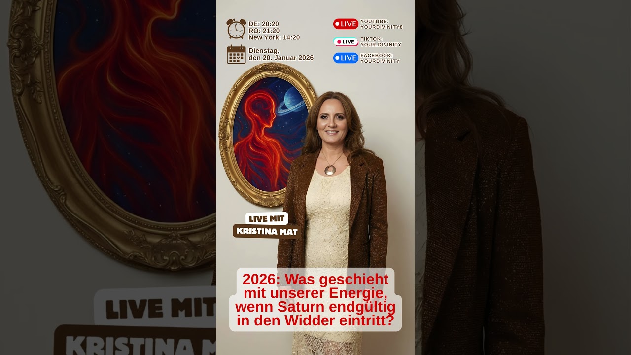 2026: Was geschieht mit unserer Energie, wenn Saturn endgültig in den Widder eintritt?