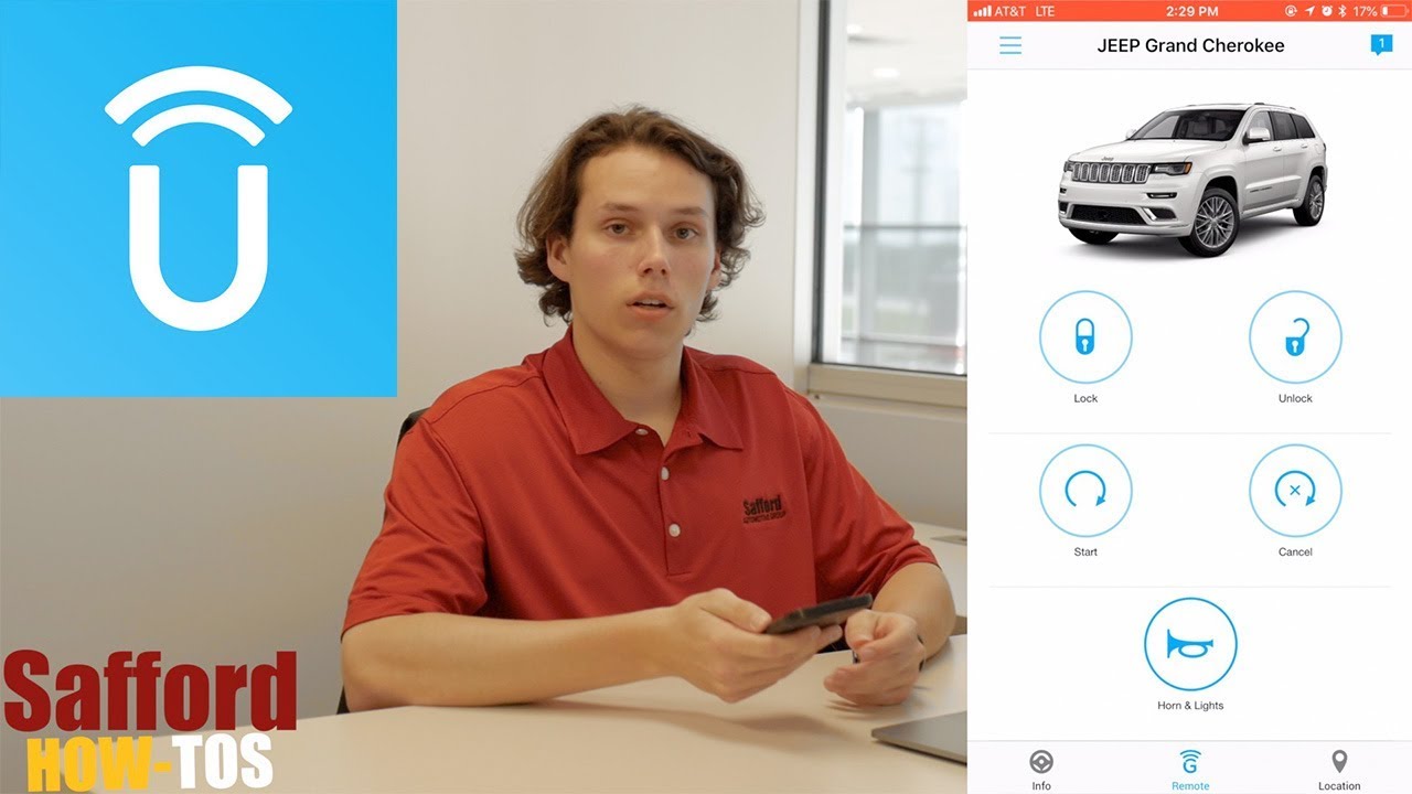 Control your car with your Smart Phone | Uconnect App Tutorial