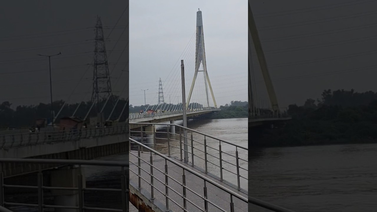 Signature Bridge || Yammuna River Delhi 