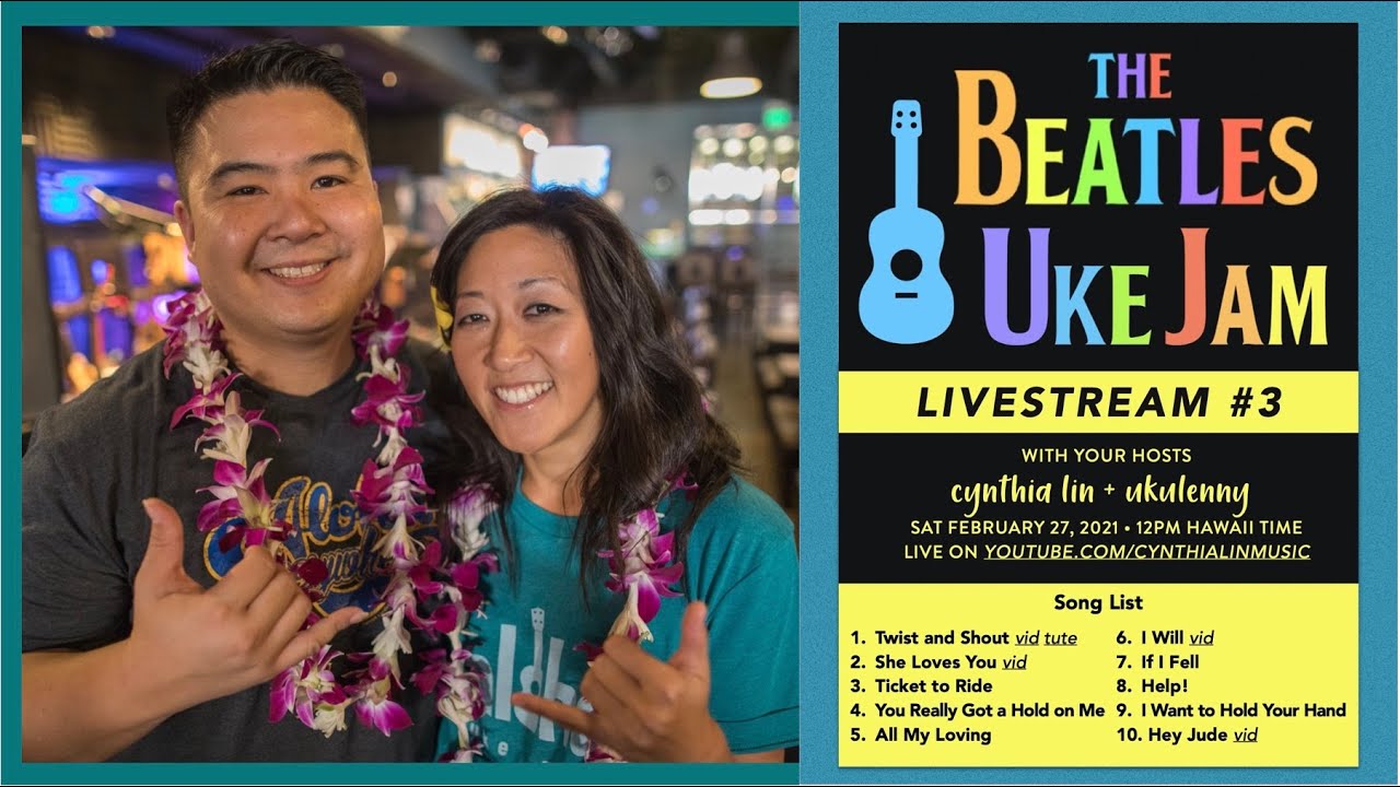 Beatles Uke Jam! February 2021 CL x Ukulenny Community Livestream #madewithPatrons