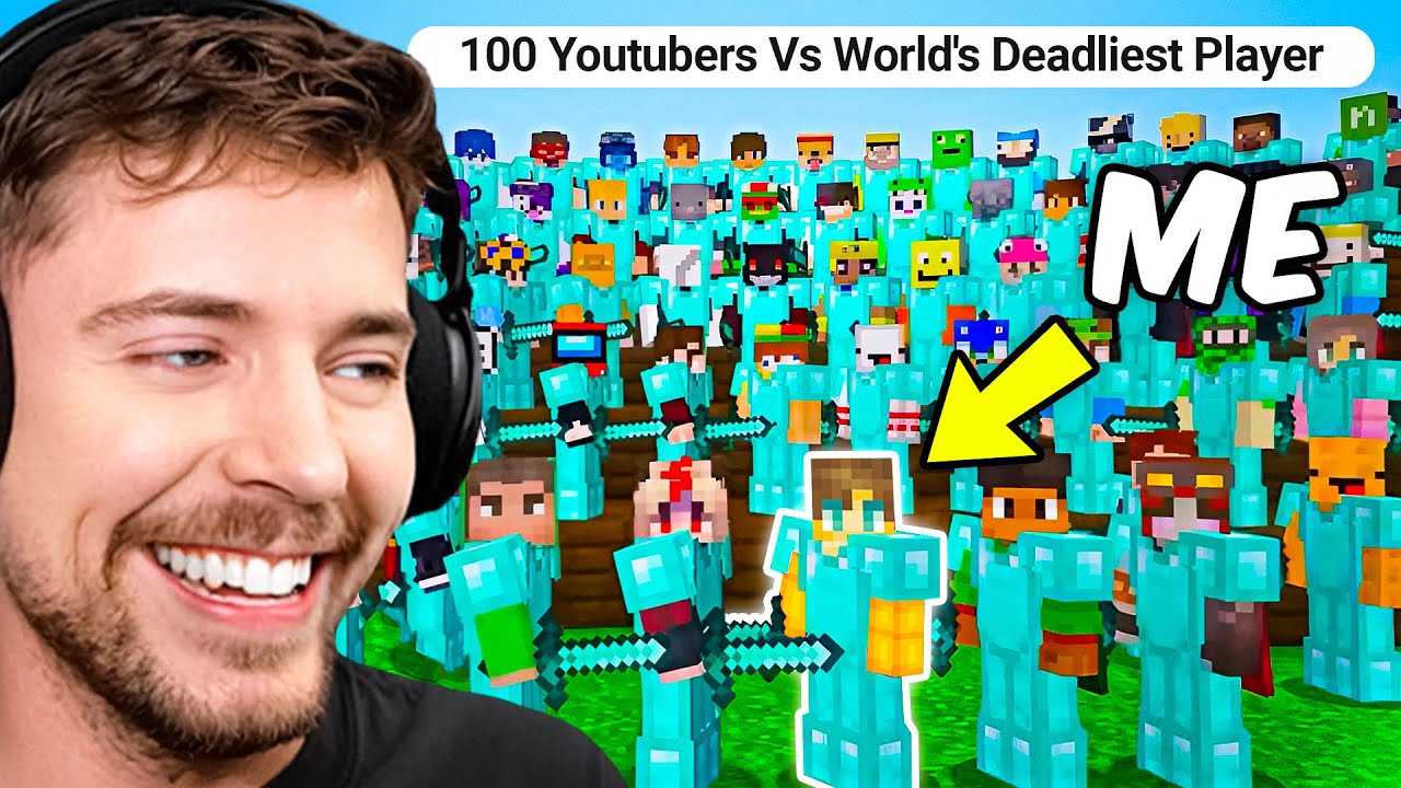 Я принял участие в Minecraft Challenge от MrBeast!