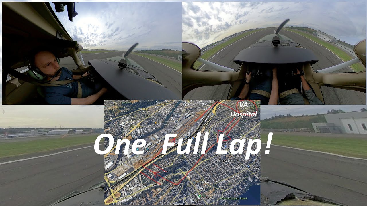 First Flights Chronicle: Navigating the Pattern at KBFI with VFR Procedures & Landmarks! 🛩️🧭