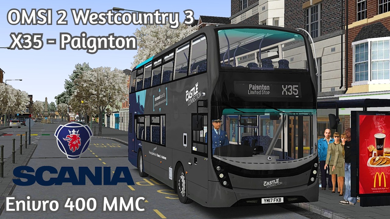 OMSI 2 | Scania Power | X35 - Express | Enviro 400 MMC | Westcountry 3