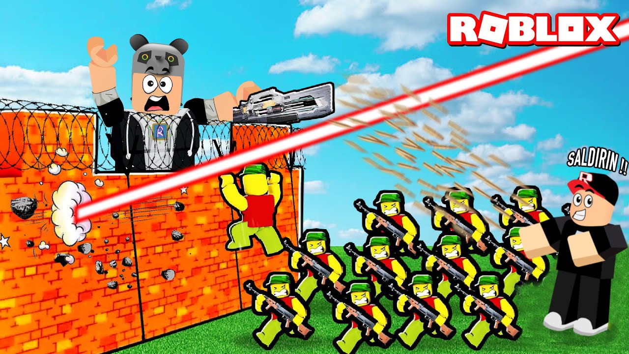 Kendine Savunma Üssü Kur ve Düşmanlara Karşı Savun!! - Panda ile Roblox Battlefield Tycoon