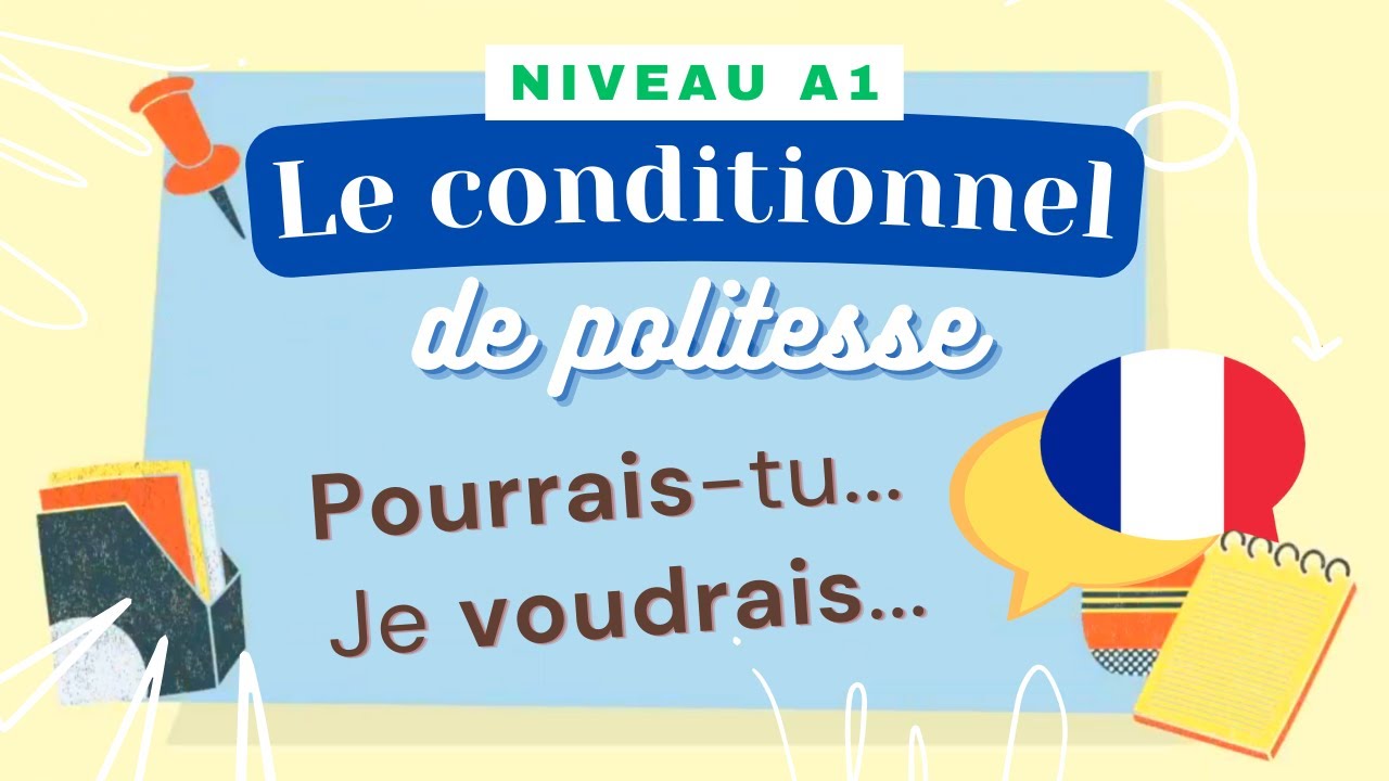 Le conditionnel de politesse  - Leçon de français (Niveau A1) - Cours de grammaire