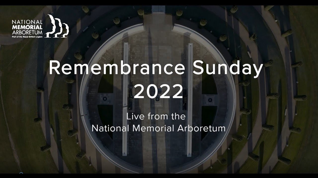 Remembrance Sunday 2022 at the National Memorial Arboretum