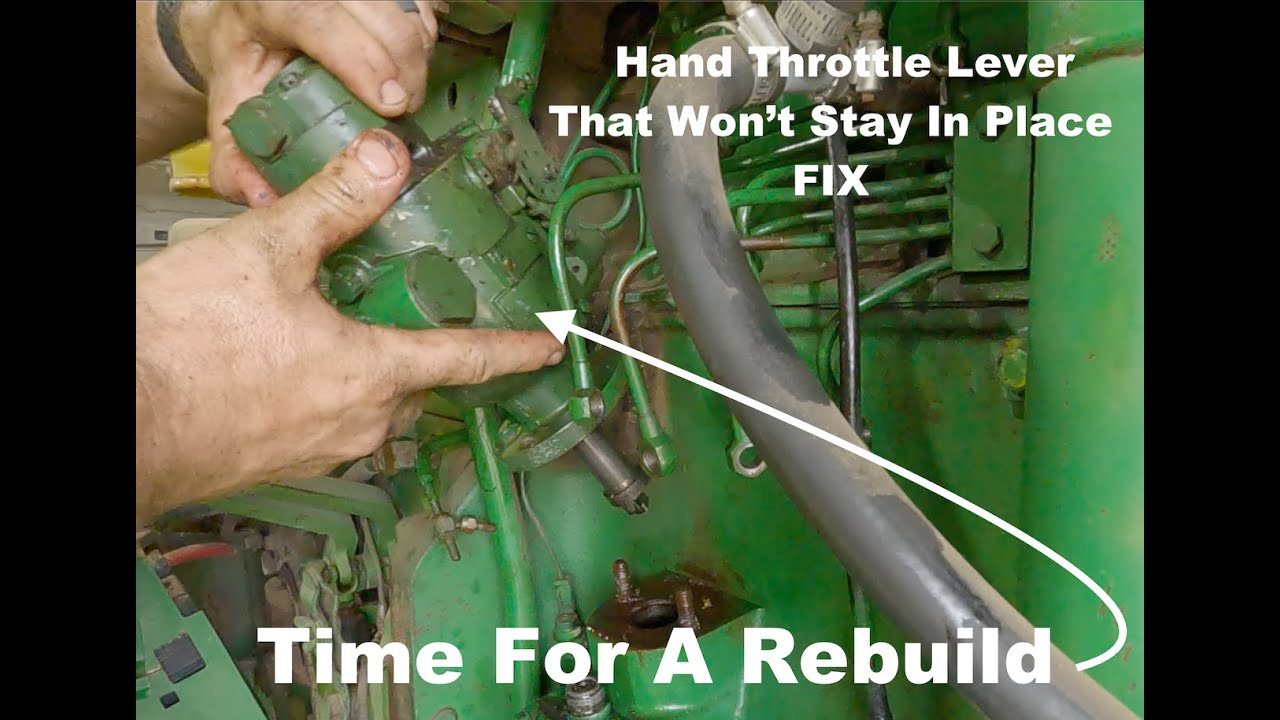 Injection Pump Removal & Installation, Hand Throttle Fix: John Deere 4010