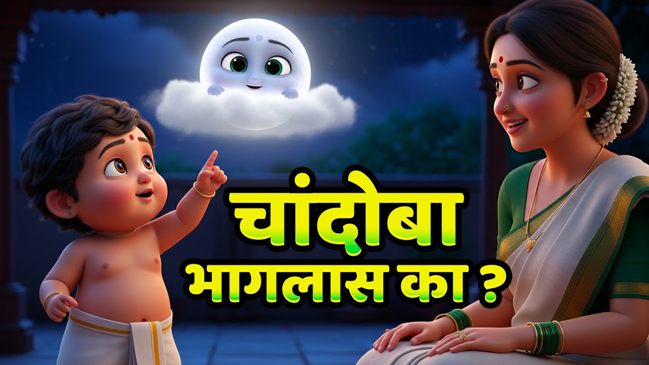 chandoba chandoba bhaglas ka | badbad geete | chando mama bhaglas ka | badbad geete marathi