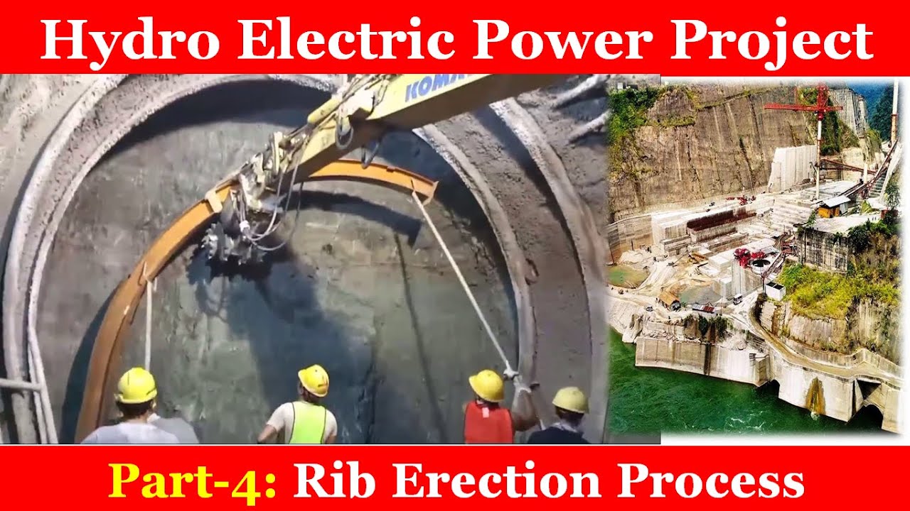 Best method of Tunnel Rib erection process in limited time | Save time in tunnel construction