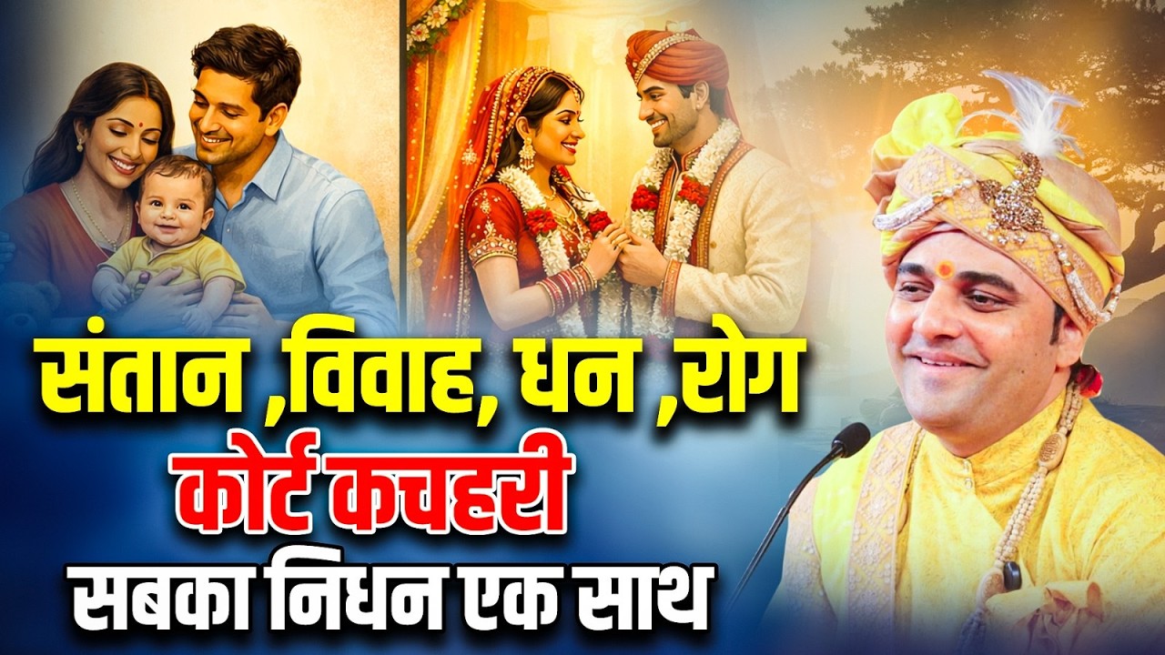 संतान ,विवाह, धन ,रोग, कोर्ट कचहरी सबका निधन एक साथ | #shreebalajidhamhaansi #sanatani
