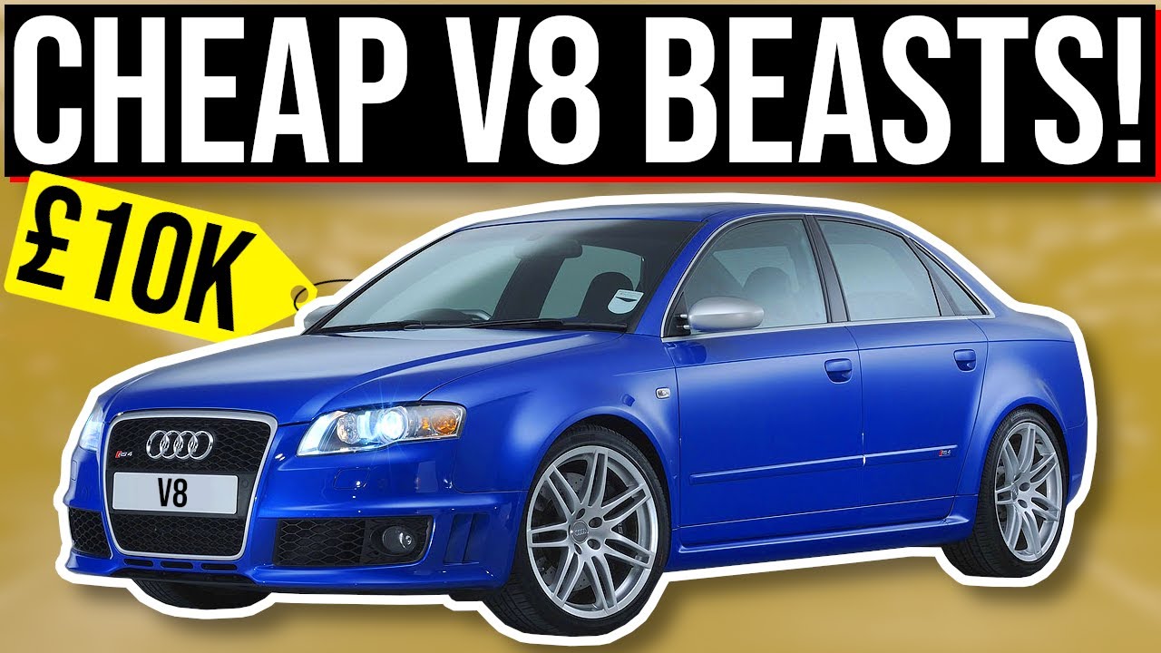 10 ДЕШЁВЫХ автомобилей с БЕЗУМНЫМИ двигателями V8! (До 10 000 фунтов стерлингов)