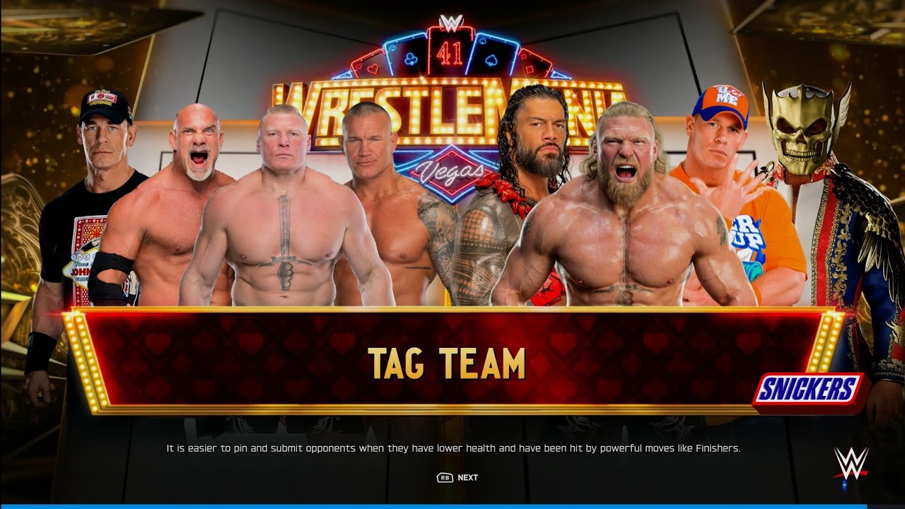 Team Destroys Vs Lesnar, Reigns, Cena & Cody - Tag Team Elimination Match | WWE 2k25 