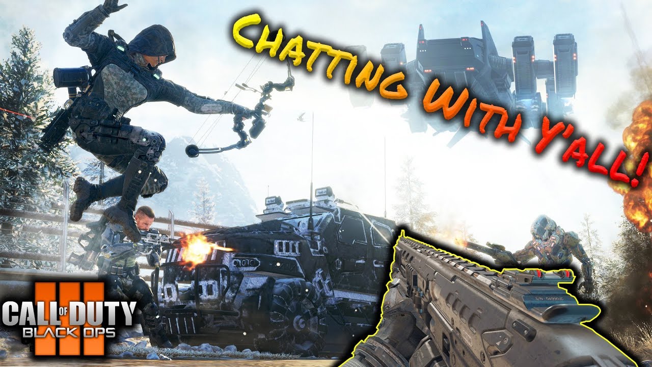Back To Black Ops 3 | I Am Just Chillin, Chatting! Check Out My Room!