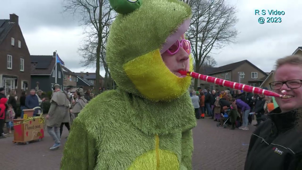 Carnavalsoptocht Slagharen turfgat  2023  4k