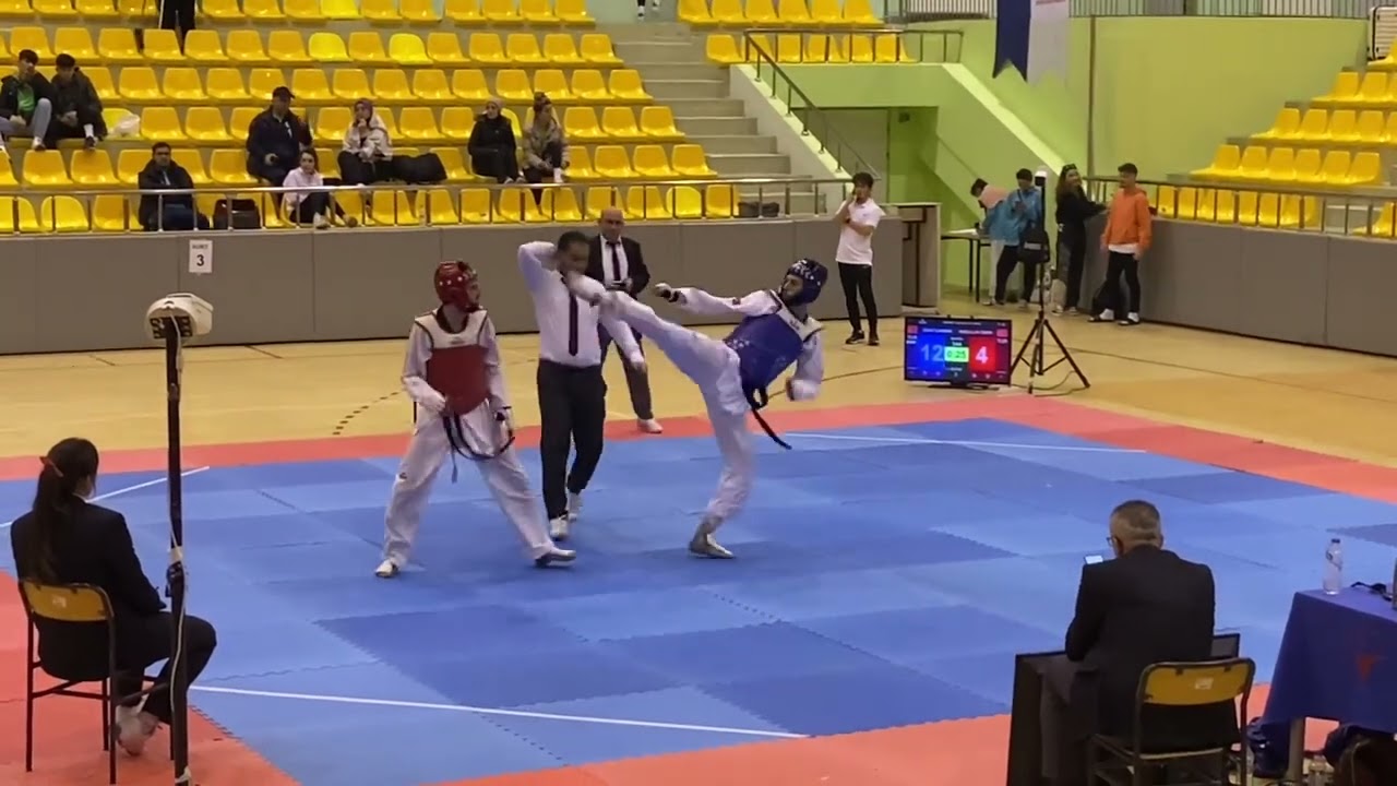 Cihat Çakmak (Ankara) Abdullah Ömer Yarlı (Manisa) Üniversiteler Türkiye Taekwondo Şamp 58 kg FİNAL