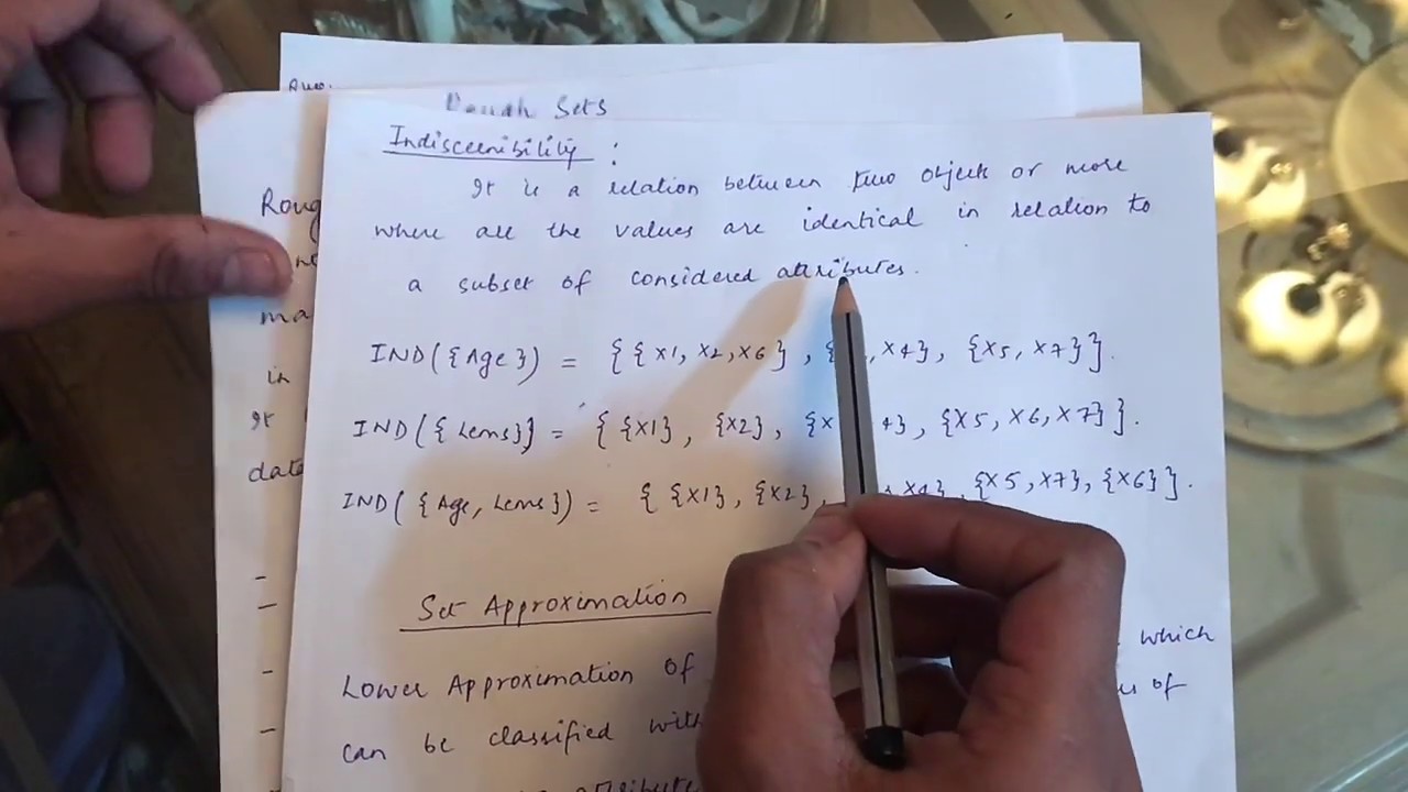 Rough Set Theory | Indiscernibility | Set Approximation | Solved Example